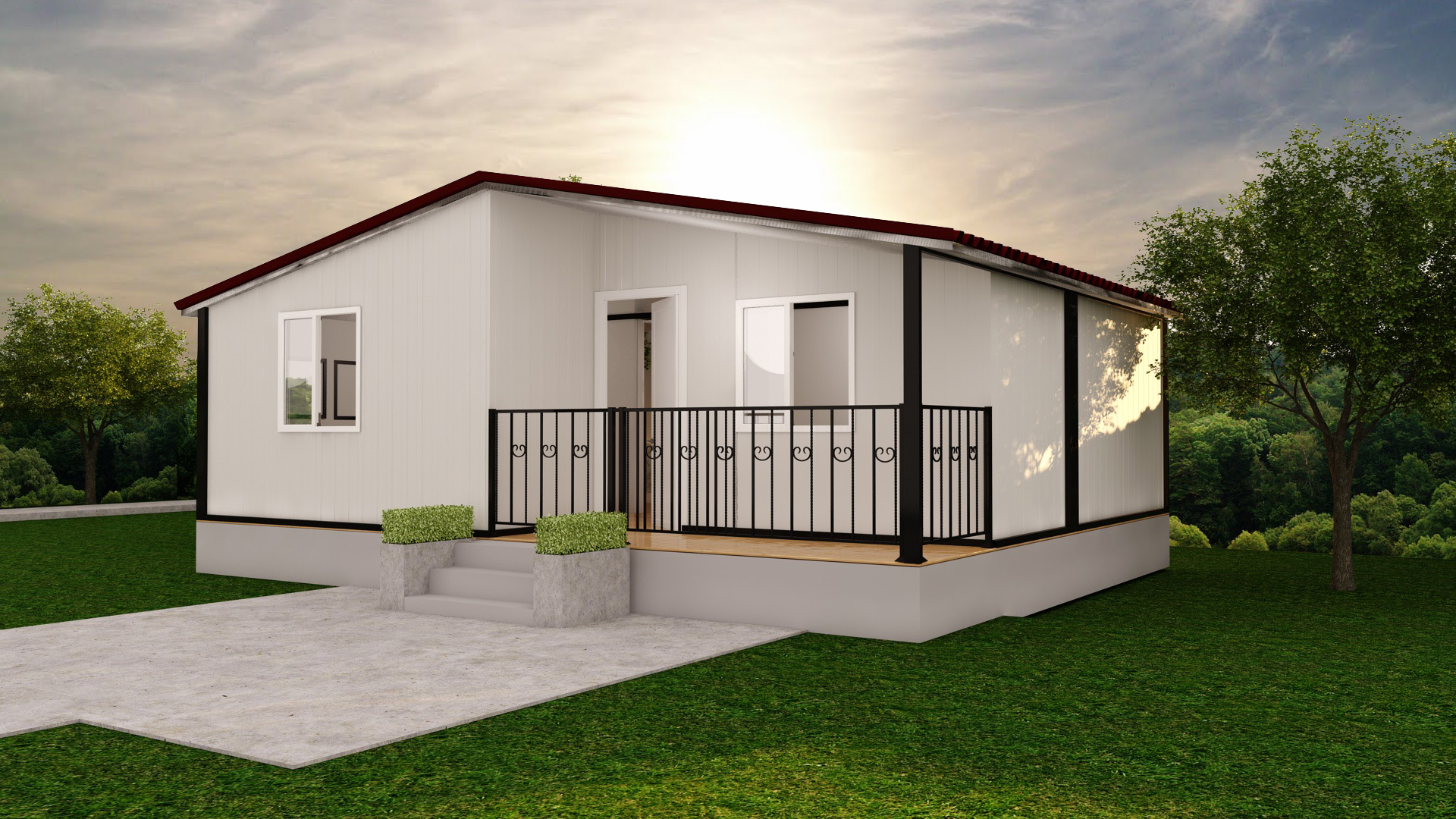 Prefabrik Bungalov Ev Prefabrik Bungalov Ev